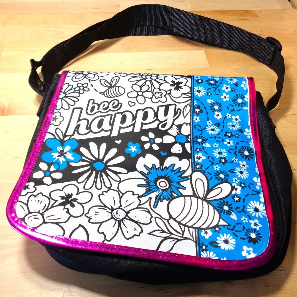 CRA-Z-ART MY LOOK COLOR IT FASHION MESSENGER BAG CREATE YOUR OWN LOOK NEW NO BOX